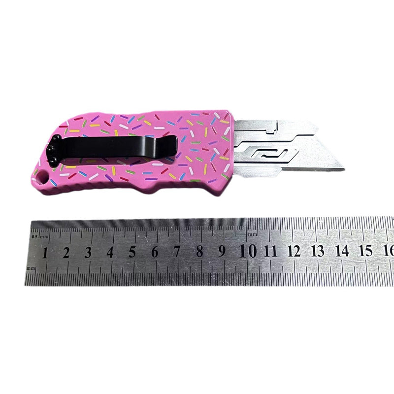 Aluminum Retractable Utility Knife — EDC with 5 Spare Blades