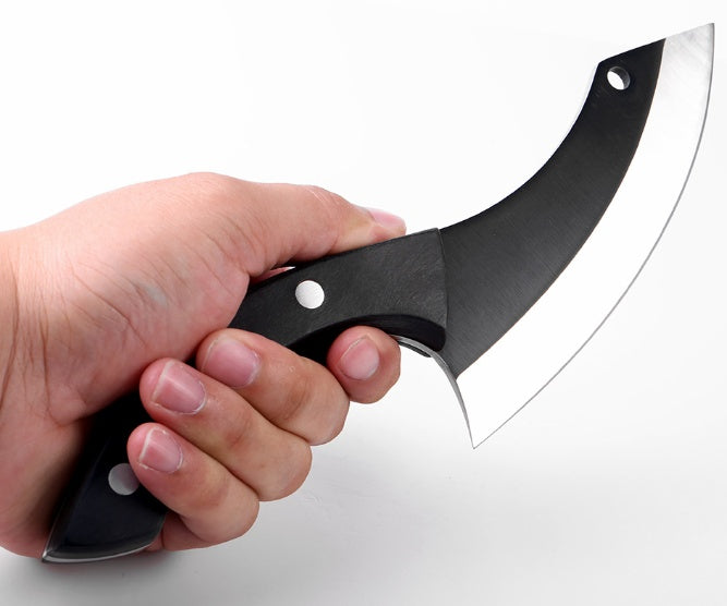 Hand-Forged Hammer Chef Knife — 59-60 HRC Carbon Steel