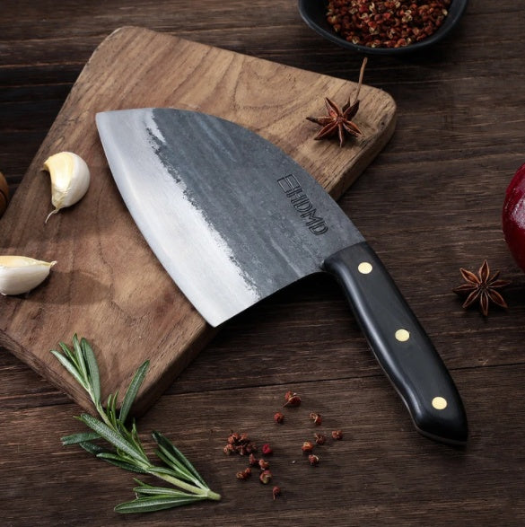 Serbian Chef Knife — Hand-Forged Carbon Steel