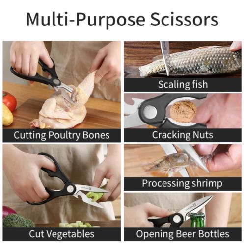 2-Piece Chef Knife Set with Kitchen Scissors